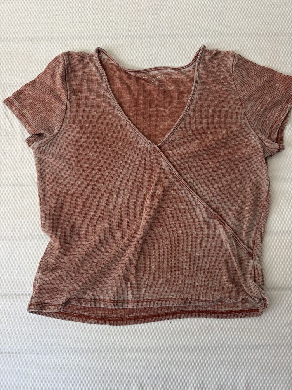 womens american eagle short sleeve tops large